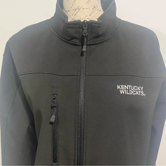 Kentucky Wildcats Top of the World SoftShell Jacket Black size Men's Large - Picture 4 of 10